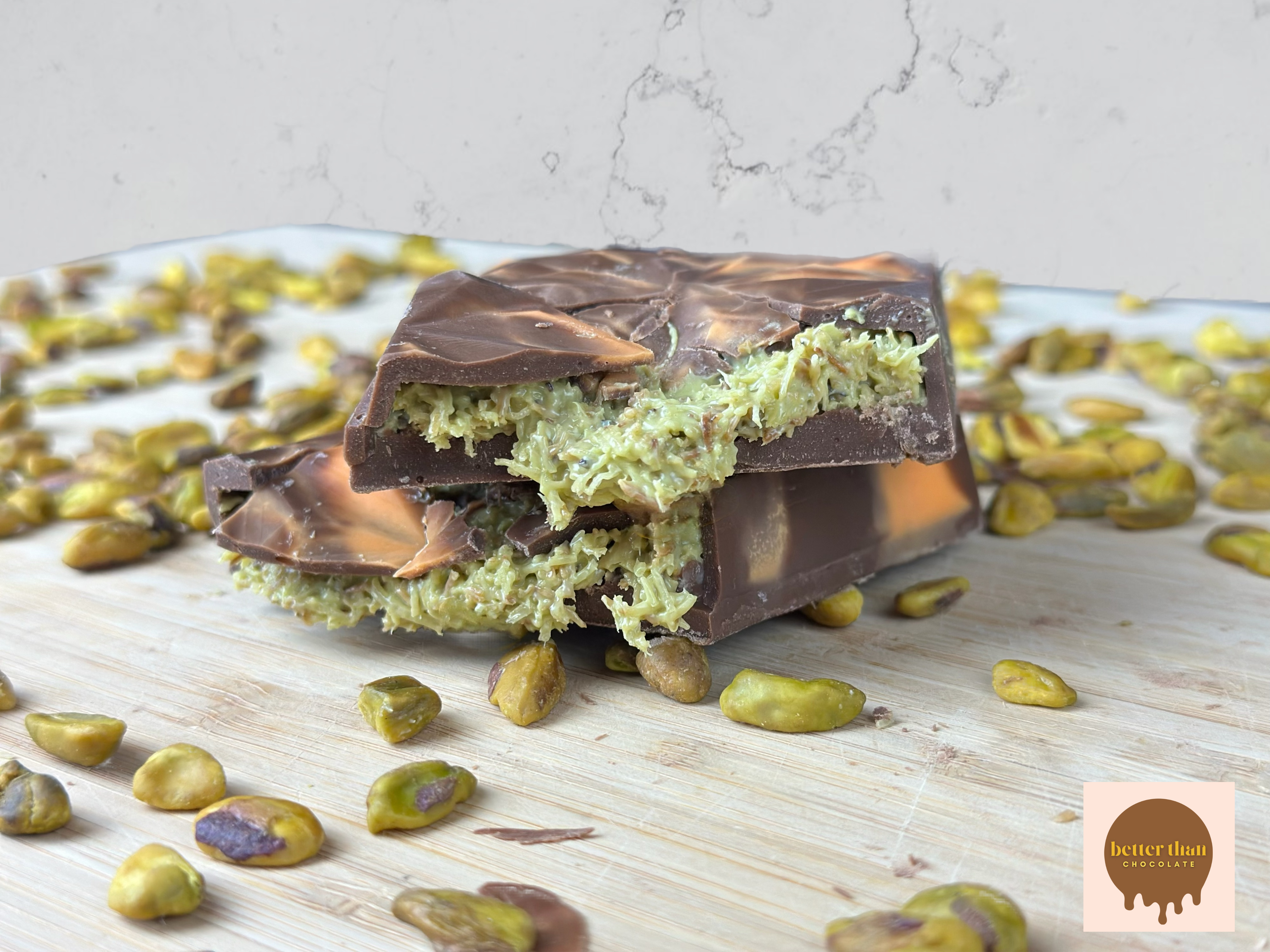 Dubai Pistachio Knafeh Chocolate Bar – Better Than Chocolate